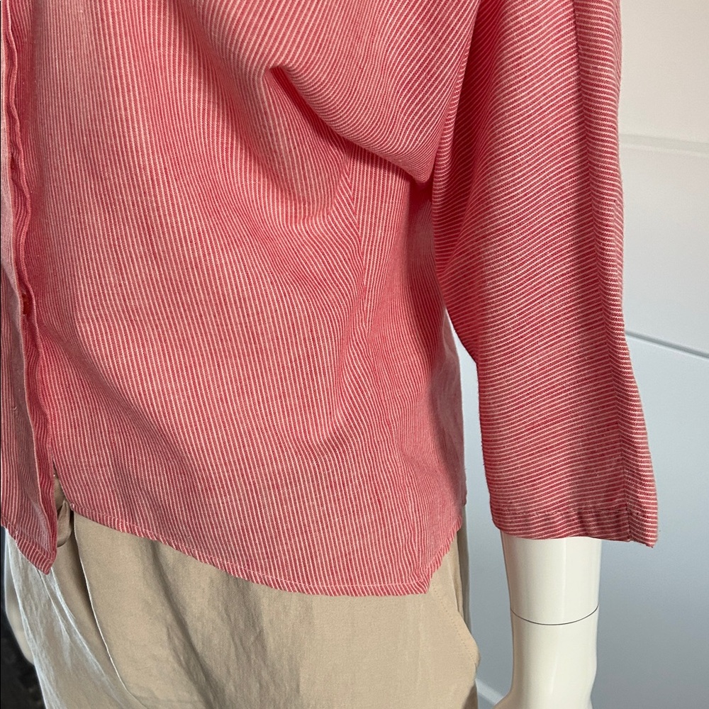 Vintage Hi Georgie! Asymmetrical Button Down S/M - Picture 6 of 14